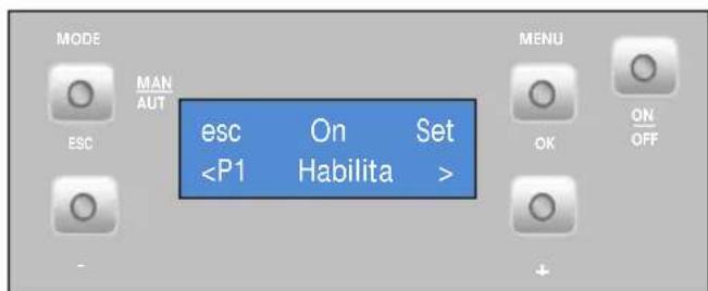 MODE MAN AUT ESC esc On Set MENU OK ON OFF