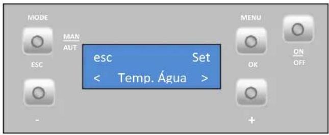 Baxi Estufas de aire Elba y Nerta - Temperatura del agua (solo en la versión de agua) - 1