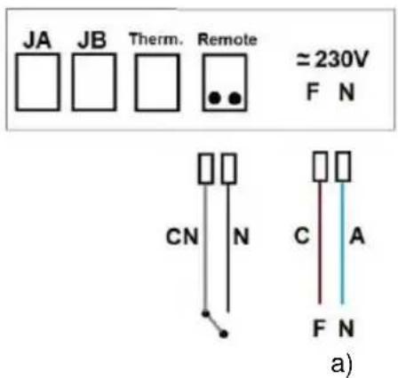 Baxi Estufas de aire Elba y Nerta - Instalação e funcionamento com comando externo (cronotermostato) – não incluído nas salamandras - 2