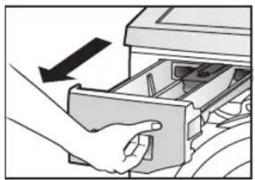 PANASONIC NA-128VB3 - Limpiar el cajón del detergente - 2