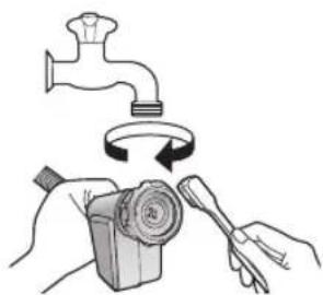 PANASONIC NA-128VB3 - Limpiar el filtro de suministro de agua - 2