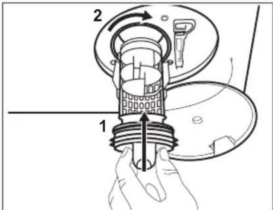 AEG L6FBG842P - Para limpar a bomba, proceda assim: - 7