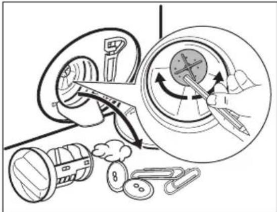 AEG L6FBG842P - Para limpar a bomba, proceda assim: - 5