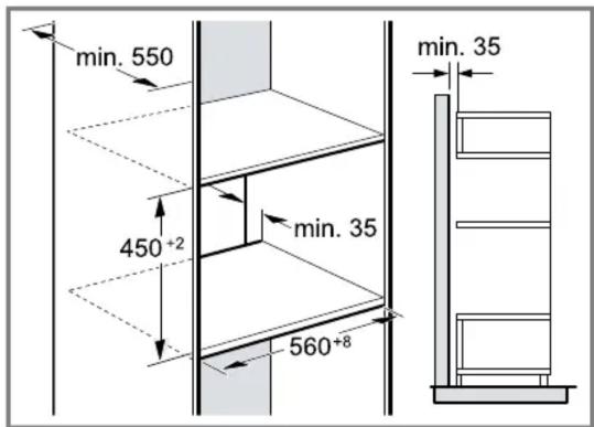 BALAY 3CH5656A0 - Montaje en un armario en alto - 1