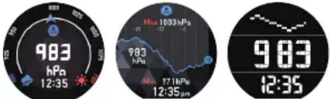 CASIO Pro Trek Smart WSD-F20SX - Uso del barómetro - 1