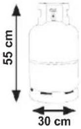 NEVIR NVR-CB4P - LPG bottle sizes - 5