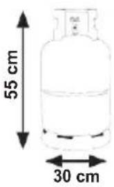 NEVIR NVR-CB4P - LPG bottle sizes - 1