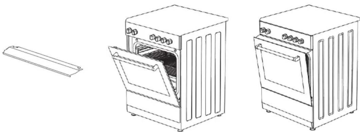 NEVIR NVR-CB4H - Using The Grill Deflector Sheet (optional) \* - 1