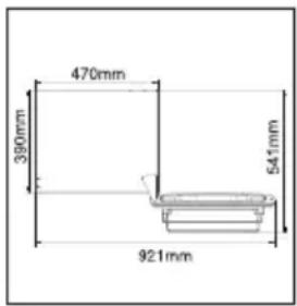 470mm 390mm 541mm 921mm