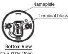 PATLITE SL15-M1KTN-Y - Front view Terminal bl - 2