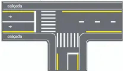 Honda NX4 Falcon (2006) - Sinalização Horizontal (Continuação) - 6