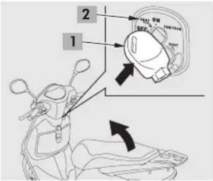Honda Lead 110 (2013) - 4-6 COMANDOS E EQUIPAMENTOS - 1