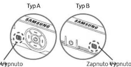 Typ A SAMSUNG Typ B Vypnuto SAMSUNG Zapnuto Vypnuto
