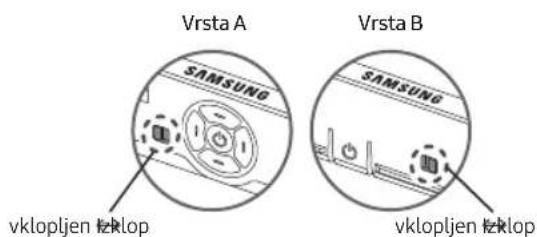 Vrsta A SAMSUNG vkllopljen ikklop Vrsta B SAMSUNG vkllopljen ikklop