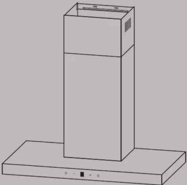 Line drawing of a tall metal tower with ventilation slots and a base-mounted control panel (no text or symbols)