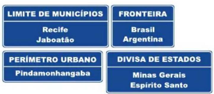 Honda Fireblade CBR1000RR (2022) - f) Placas de identificação de limite de municípios, divisa de estados, fronteira, perímetro urbano - 1