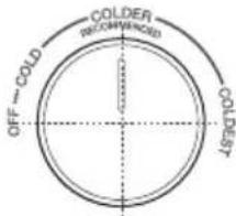 WINIA WRN-BH310NPT - Recomendaciones para ajustar la temperatura - 4