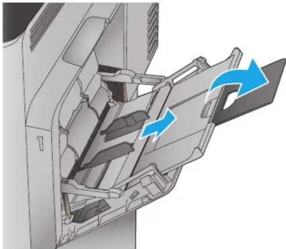 HP Color LaserJet Enterprise M680 - Carga de la bandeja 1 - 3