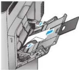 HP Color LaserJet Enterprise M680 - Carga de la bandeja 1 - 12