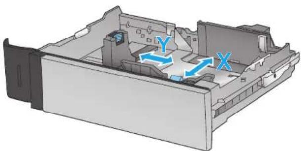 HP Color LaserJet Enterprise M680 - Carga de la bandeja 2 y las bandejas para 500 hojas - 5