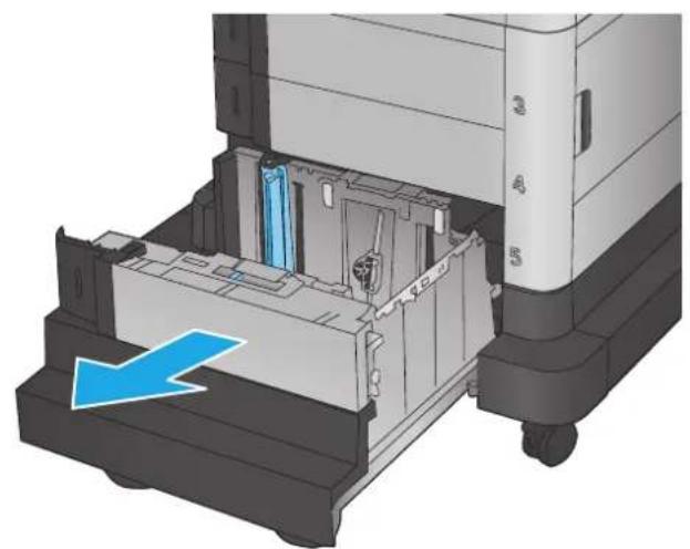 HP Color LaserJet Enterprise M680 - Carga de la bandeja de entrada de alta capacidad de 1.500 páginas de HP - 1