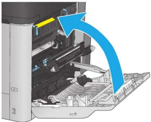 HP Color LaserJet Enterprise M680 - Eliminación de atascos de la bandeja 2 y las bandejas para 500 hojas - 10