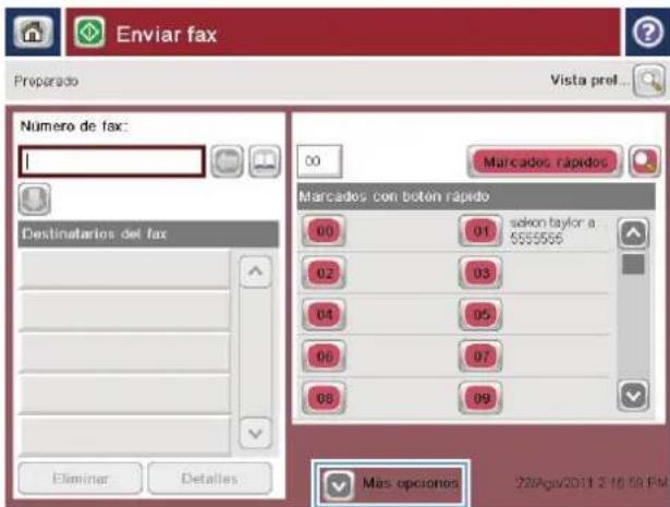 HP Color LaserJet Enterprise M680 - Enviar un fax - 2