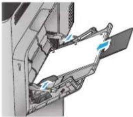 HP Color LaserJet Enterprise M680 - Carga de la bandeja 1 - 11