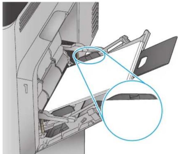 HP Color LaserJet Enterprise M680 - Carga de la bandeja 1 - 5