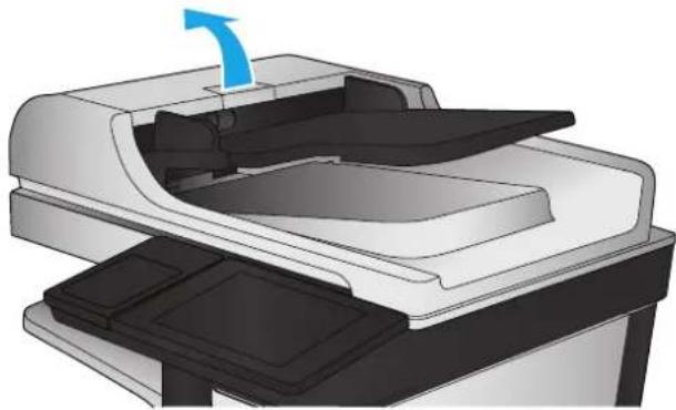 HP Color LaserJet Enterprise M680 - Limpieza de los rodillos de recogida y la placa de separación del alimentador de documentos - 1