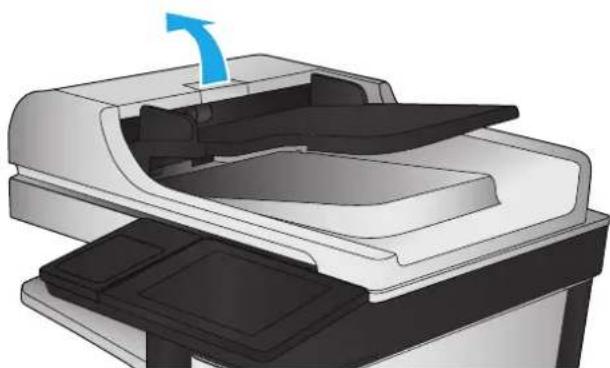 HP Color LaserJet Enterprise M680 - Limpieza de los rodillos de recogida y la placa de separación del alimentador de documentos - 1