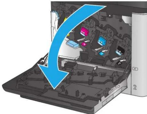 HP Color LaserJet Enterprise M680 - Sustitución la unidad de recogida de tóner - 3