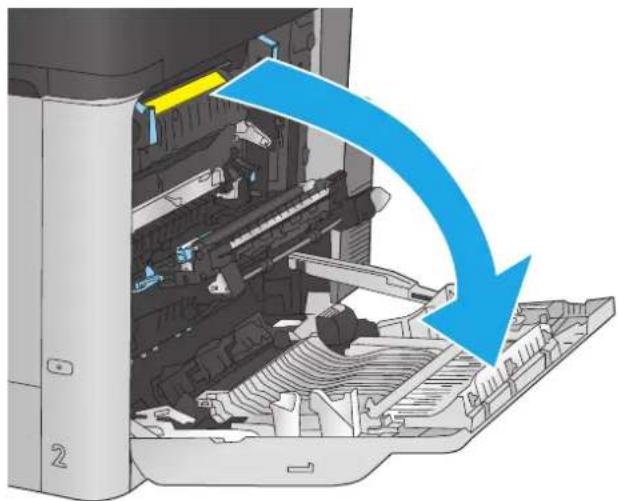 HP Color LaserJet Enterprise M680 - Eliminación de atascos de la bandeja 2 y las bandejas para 500 hojas - 6