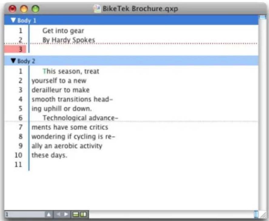 BikeTek Brochure.qxp ▼ Body 1 1 Get into gear 2 By Hardy Spokes 3 ▼ Body 2 1 This season, treat 2 yourself to a new 3 derailleur to make 4 smooth transitions head- 5 ing uphill or down. 6 Technological advance- 7 ments have some critics 8 wondering if cycling is re- 9 ally an aerobic activity 10 these days. 11