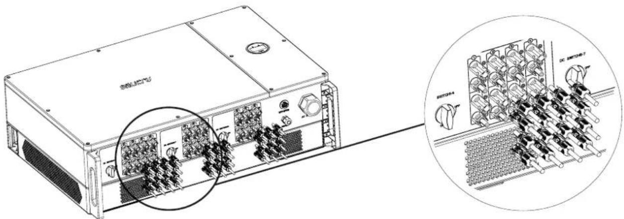 Salicru EQX2 4002-T - Conexión del campo fotovoltaico. - 14
