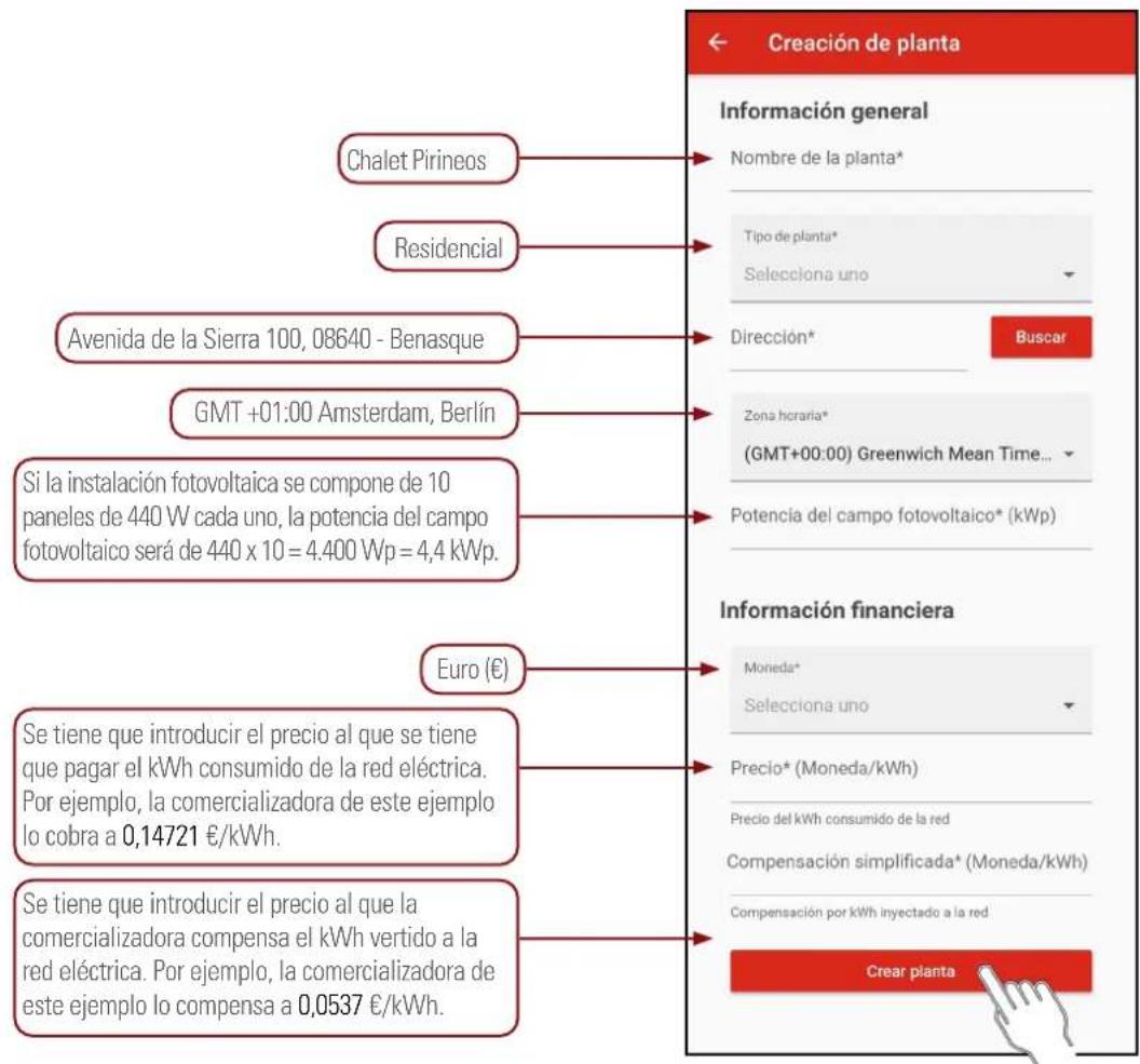 Salicru EQX2 50004-T - Configuración de la instalación (planta) en la aplicación EQX-sun. - 2