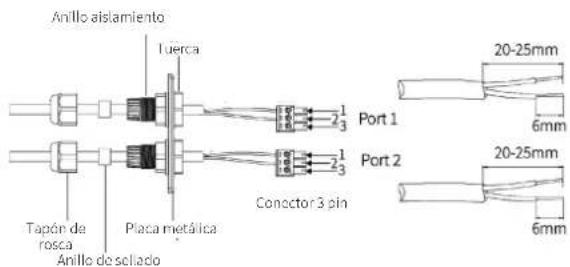 Salicru EQX2 40004-T - Pasos del cableado. - 1