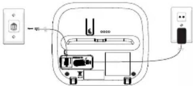 Amplicomms BigTel 1503 - Collegamento alla base - 1
