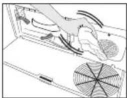 GRUNDIG GT75824FW - Cleaning the condenser - 8