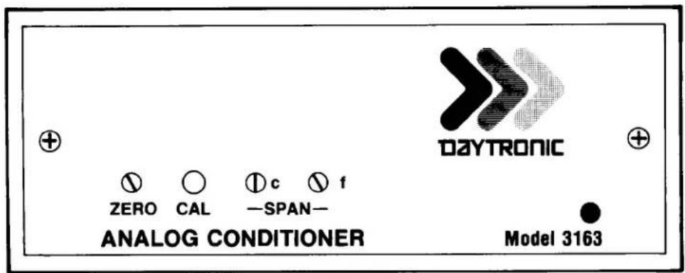 DAYTRONIC ZERO CAL C f —SPAN— ANALOG CONDITIONER Model 3163