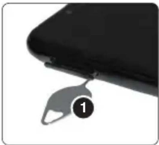 Philco HIT P13 - Instalando um cartão nano SIM e cartão de memória - 1