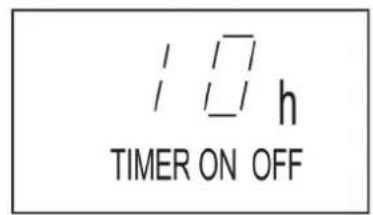 1 1 h TIMER ON OFF