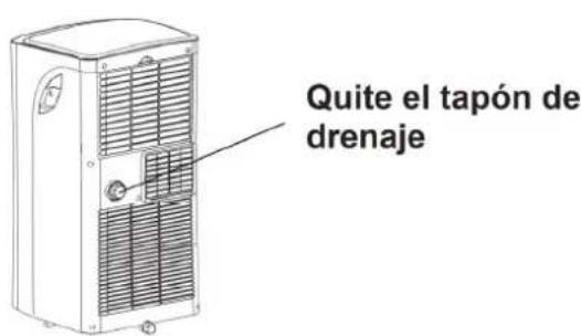 Quite el tapón de drenaje