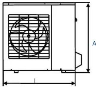 Meireles MAC 12 W - DIMENSÕES DE MONTAGEM DA UNIDADE - 2