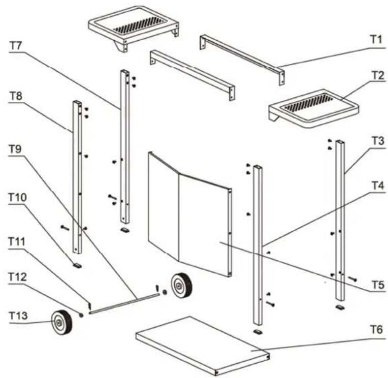 Vitrokitchen PGT335N - LISTA DE PIEZAS, VISIÓN •ENERAL - 2
