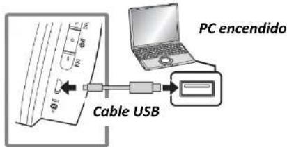 PC encendido Cable USB