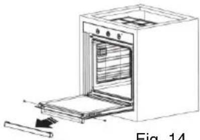 Mx Onda MX-HE2657 - Cleaning the oven door glass - 5