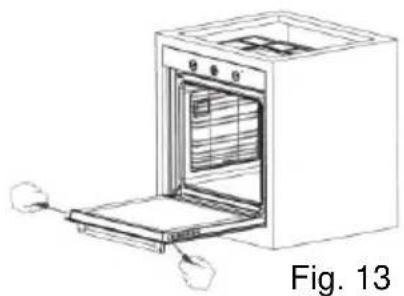 Mx Onda MX-HE2657 - Cleaning the oven door glass - 4