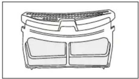 BEKO B3T43239 - Filtre de scame (filtre interne și externe) / Curățarea suprafeței interioare a ușii de încărcare - 6