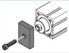 Festo EPCC-BS-45-50-3P-A - Fijar al vástago el elemento adosado - 6
